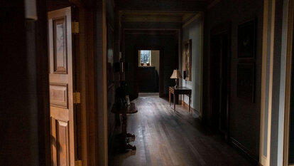 A dark corridor in The Haunting of Bly Manor at Netflix