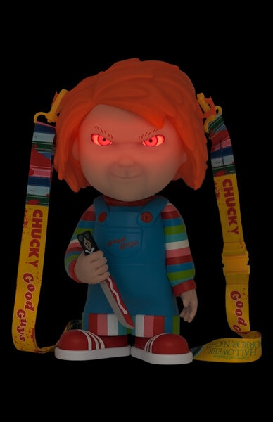 Chucky Popcorn Bucket Glowing