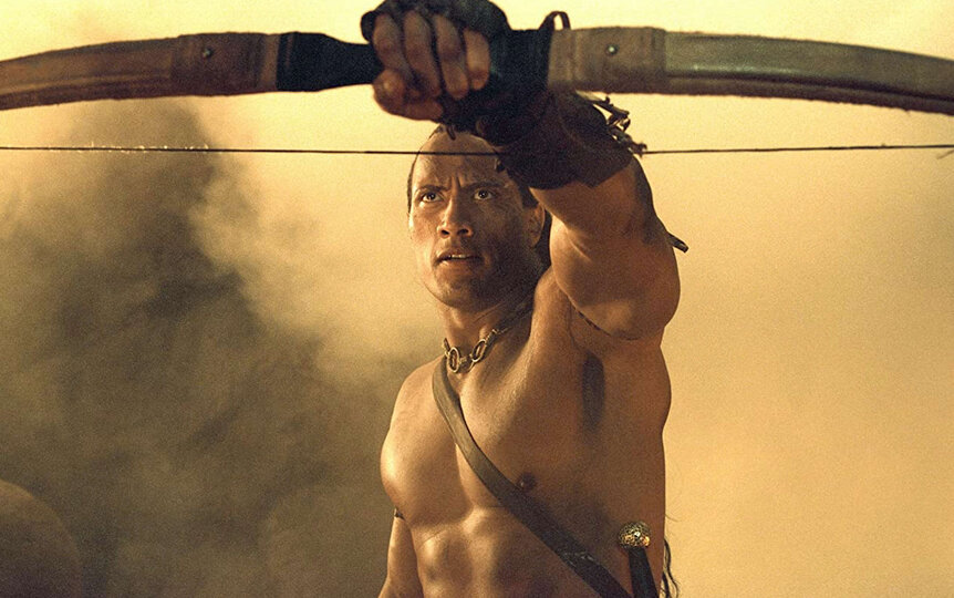 Dwayne Johnson in The Scorpion King