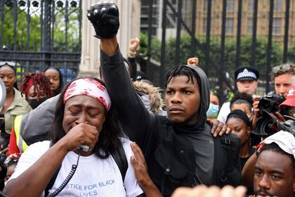 John Boyega protest Getty