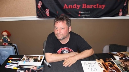 Alex Vincent has a table at the New Jersey Horror Con and Film Festival.