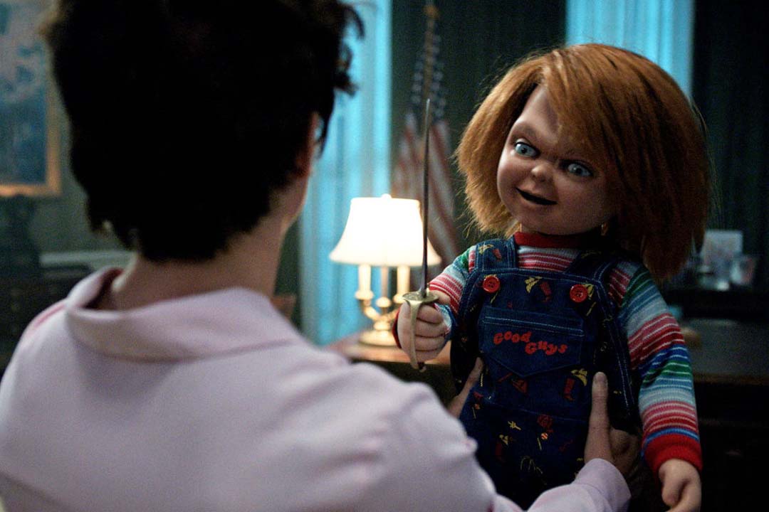 A boy holds Chucky in Chucky 302 -- “Let the Right One In”