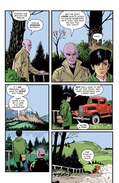 A page excerpt of the comic Resident Alien: The Book of Life.