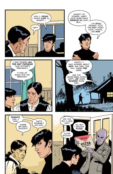 A page excerpt of the comic Resident Alien: The Book of Life.